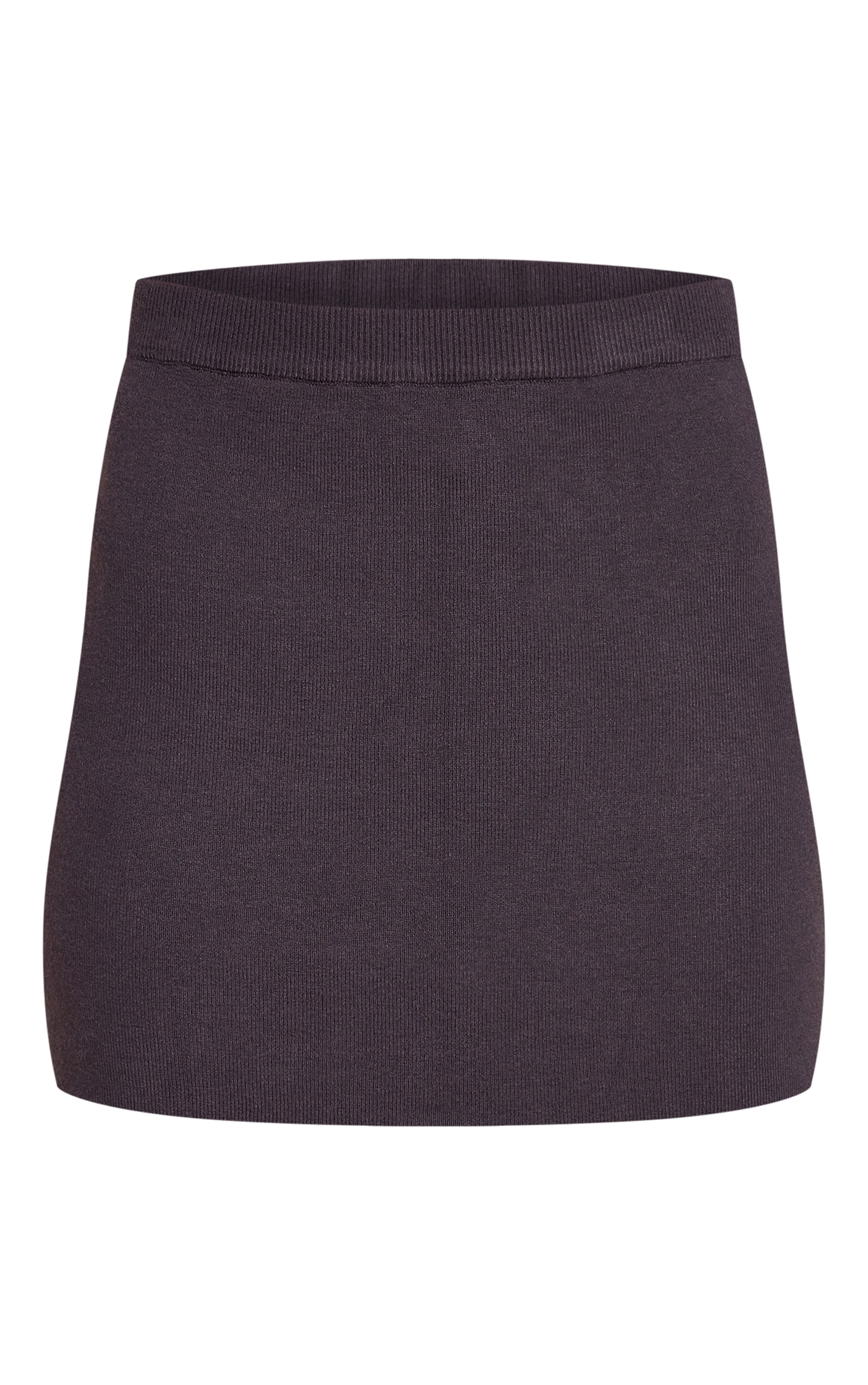 Jupe en maille tricot compacte gris anthracite image 6