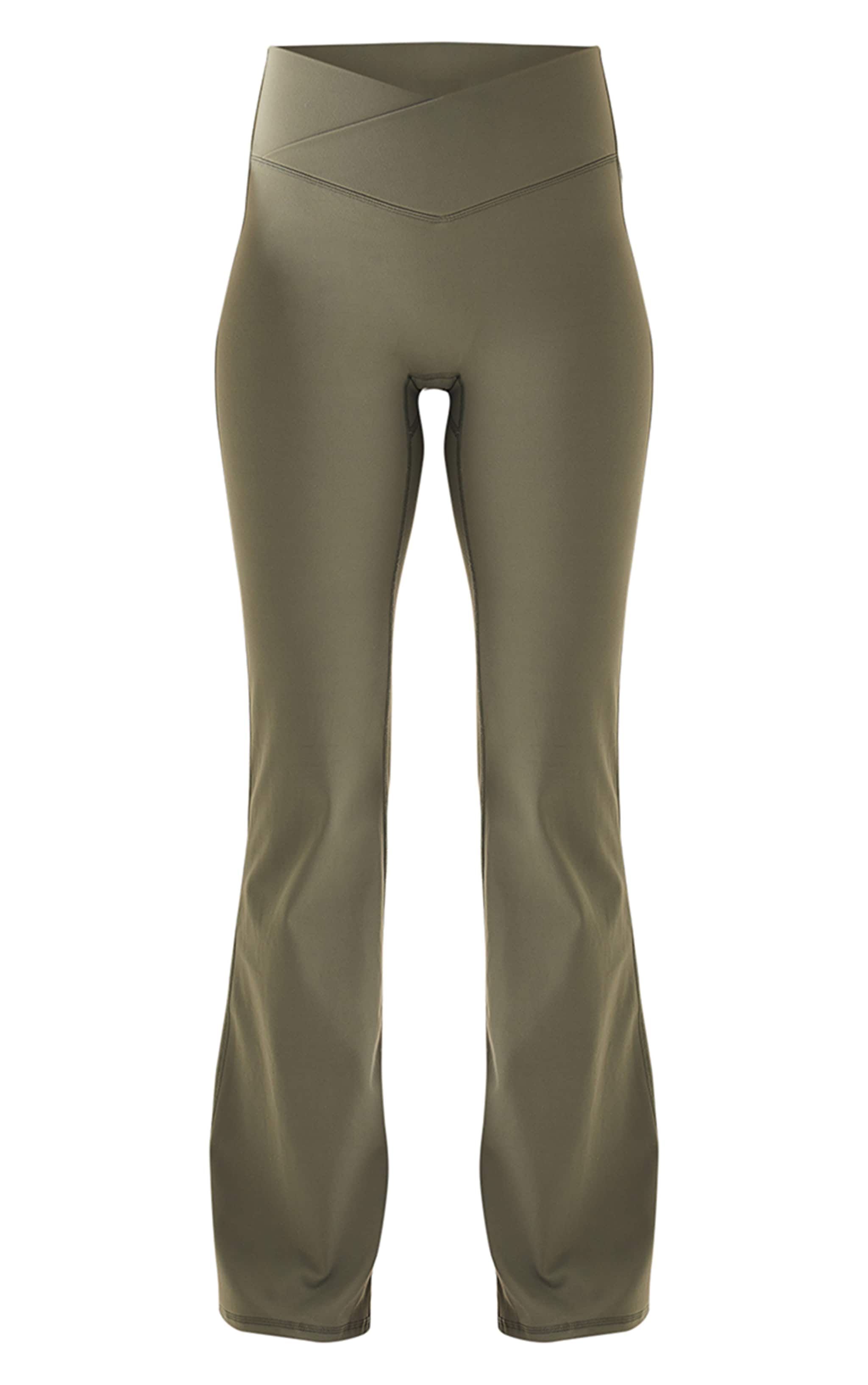 Pantalon de yoga en Sculpt vert olive à taille croisée image 5