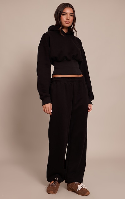 Black PLT Tab Drawcord Cuff Sweatpants