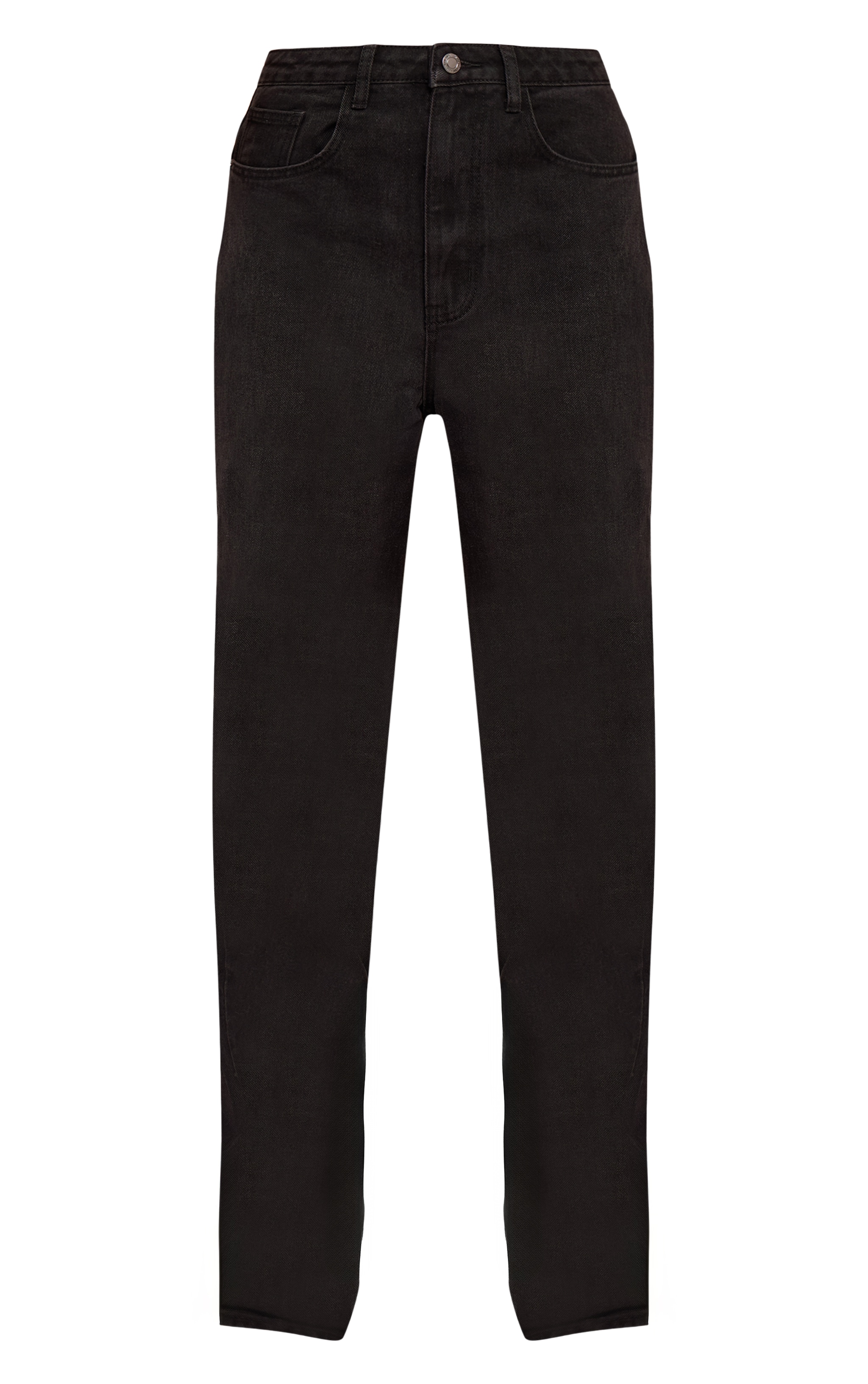 Tall Washed Black Straight Leg Denim Jeans