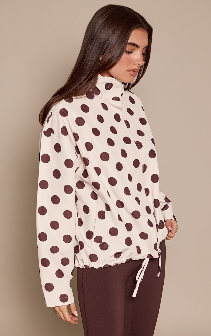Polka Dot Button Up Windbreaker image 1