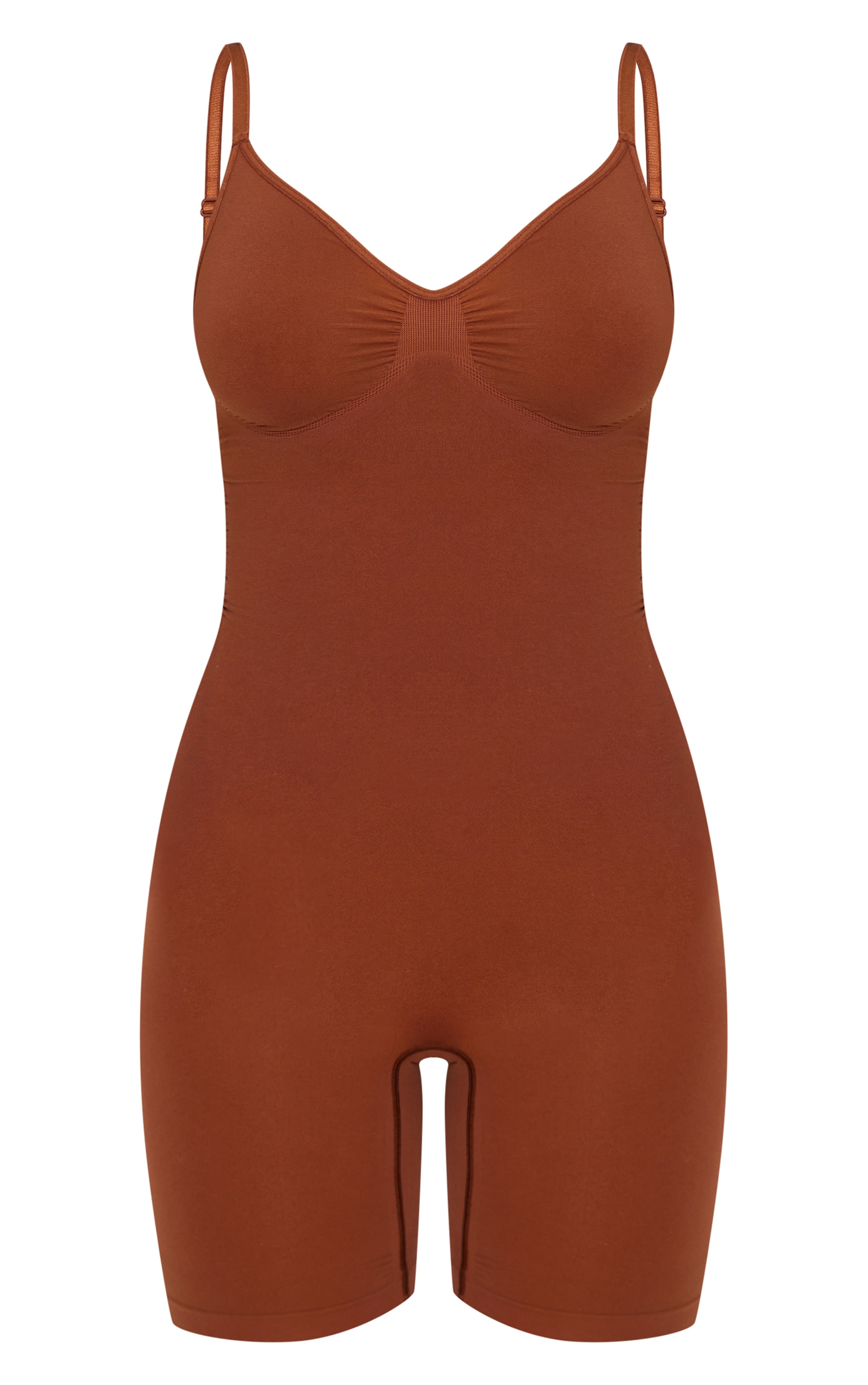 Brown Low Back Shapewear Bodysuit image 5