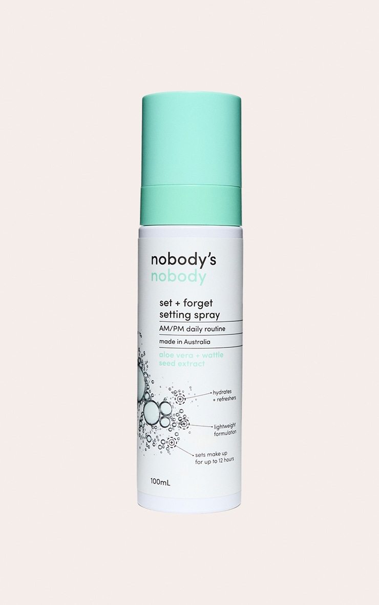 Nobody's Nobody Set + Forget Setting Spray 100ml image 1