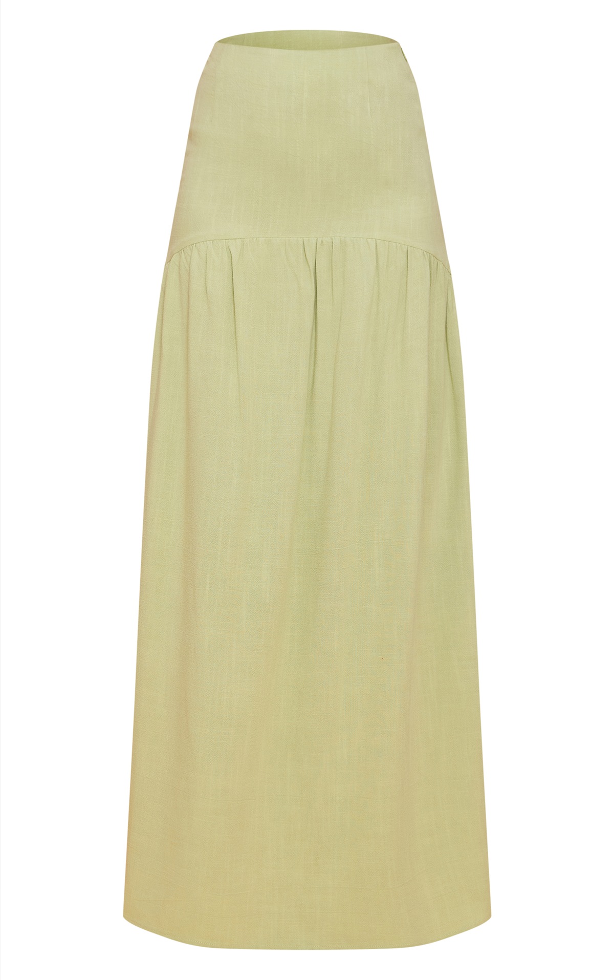 Teneika Beaded Flower Midi Skirt - Lime