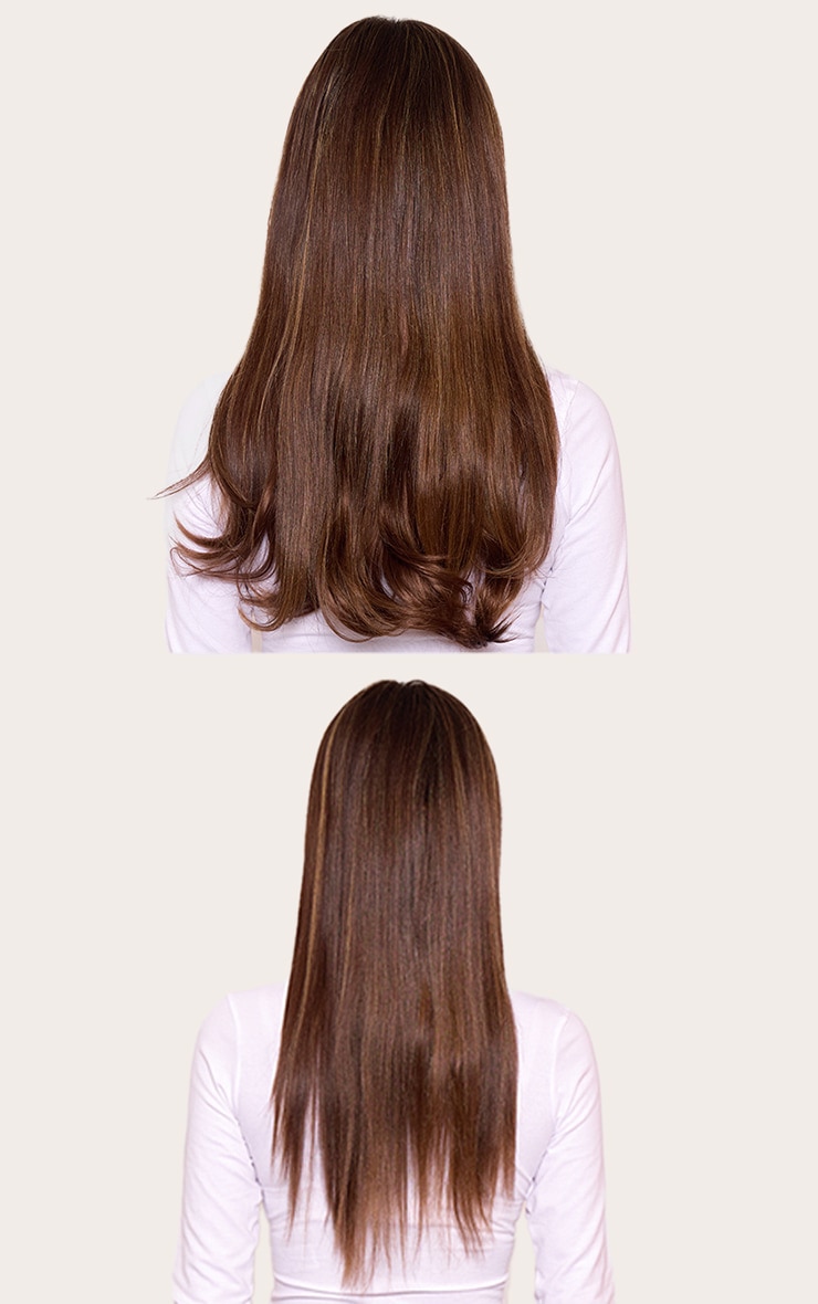 Lullabellz 18" Hidden Halo Blow Dry Hair Extensions - Chestnut image 4