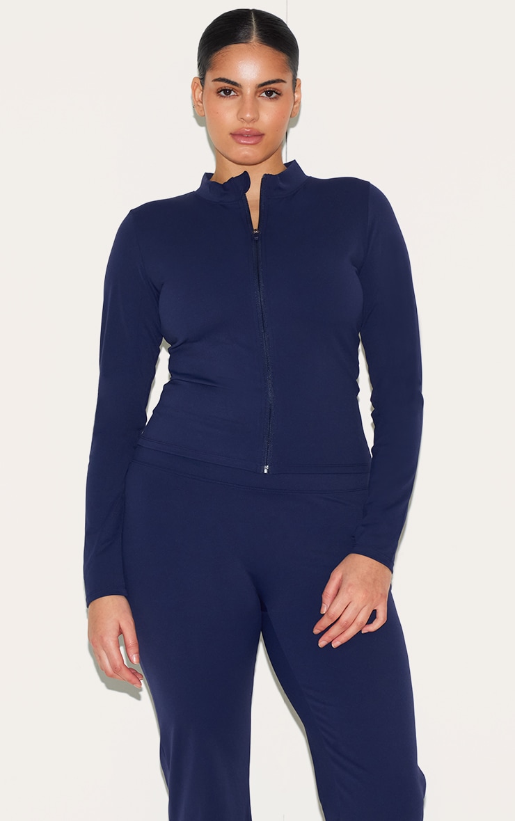 Pantalon de yoga droit en Sculpt bleu marine image 6