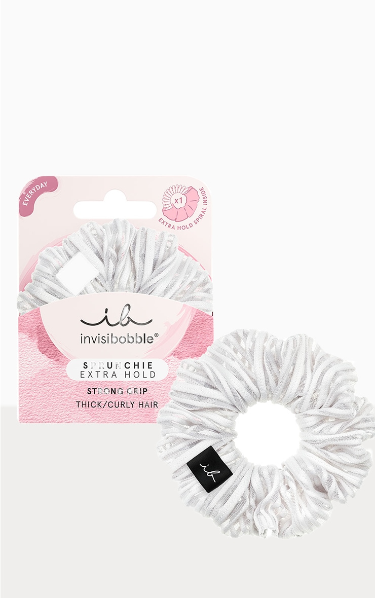 Invisibobble Sprunchie Extra Hold Pure White image 2