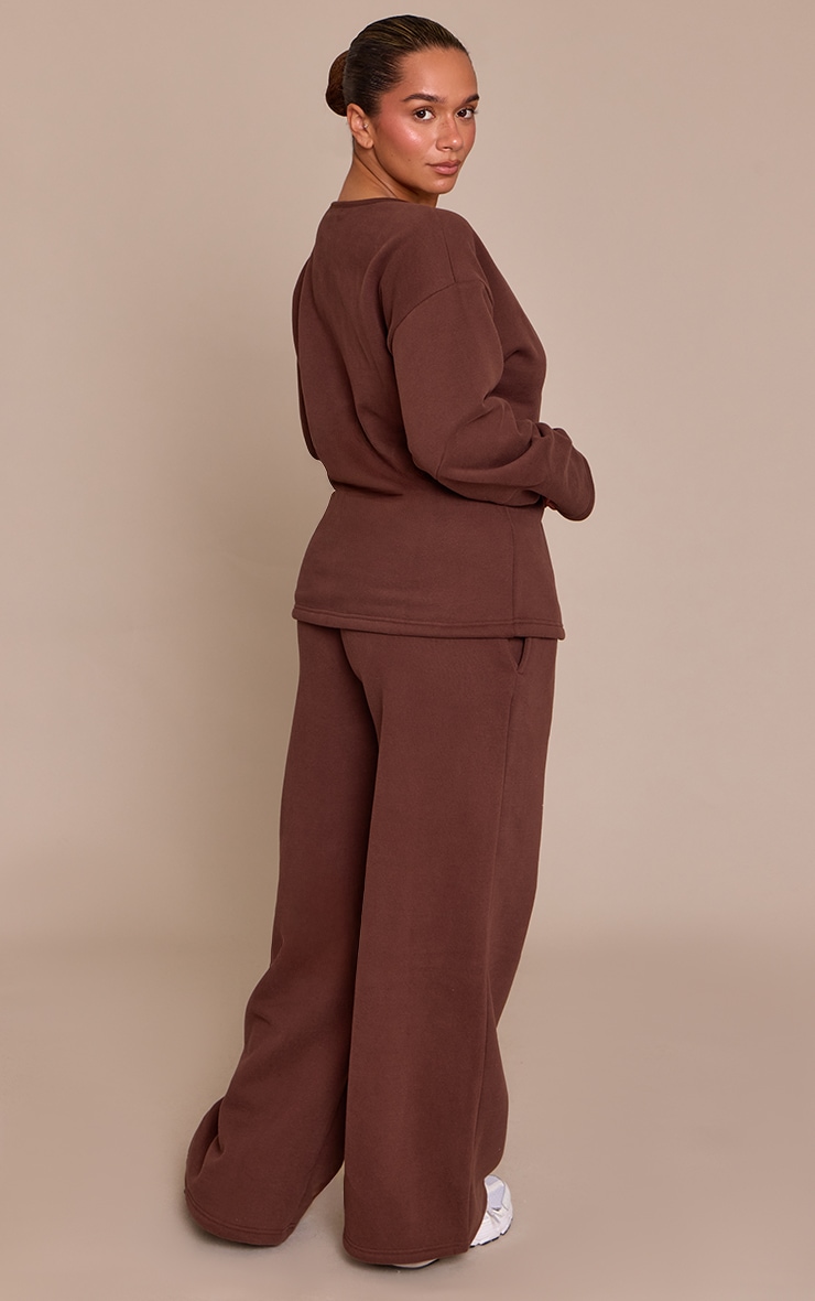 Shape Chocolate Wide Leg Joggers image 3