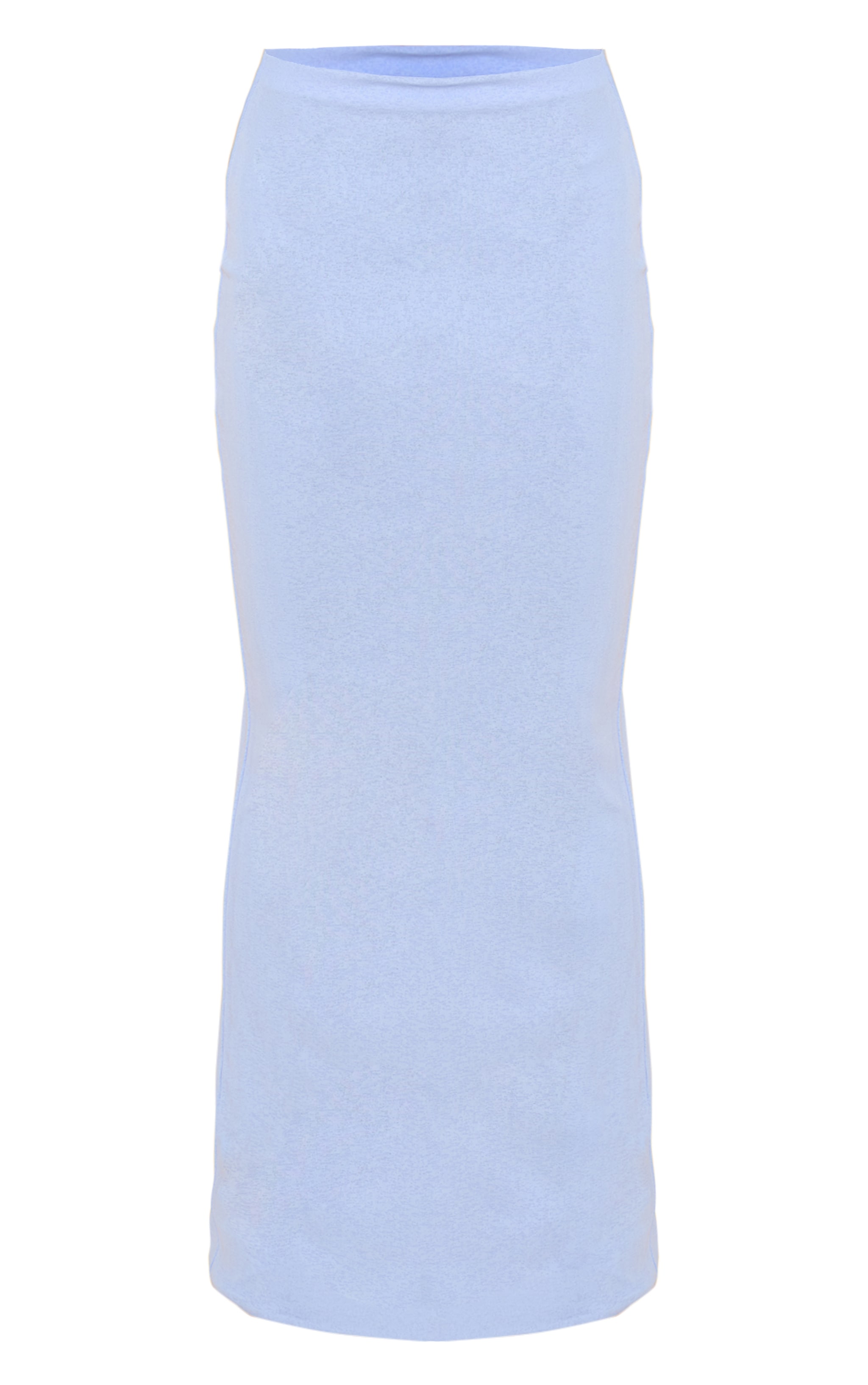 Light Blue Burnout Mesh Maxi Skirt image 5