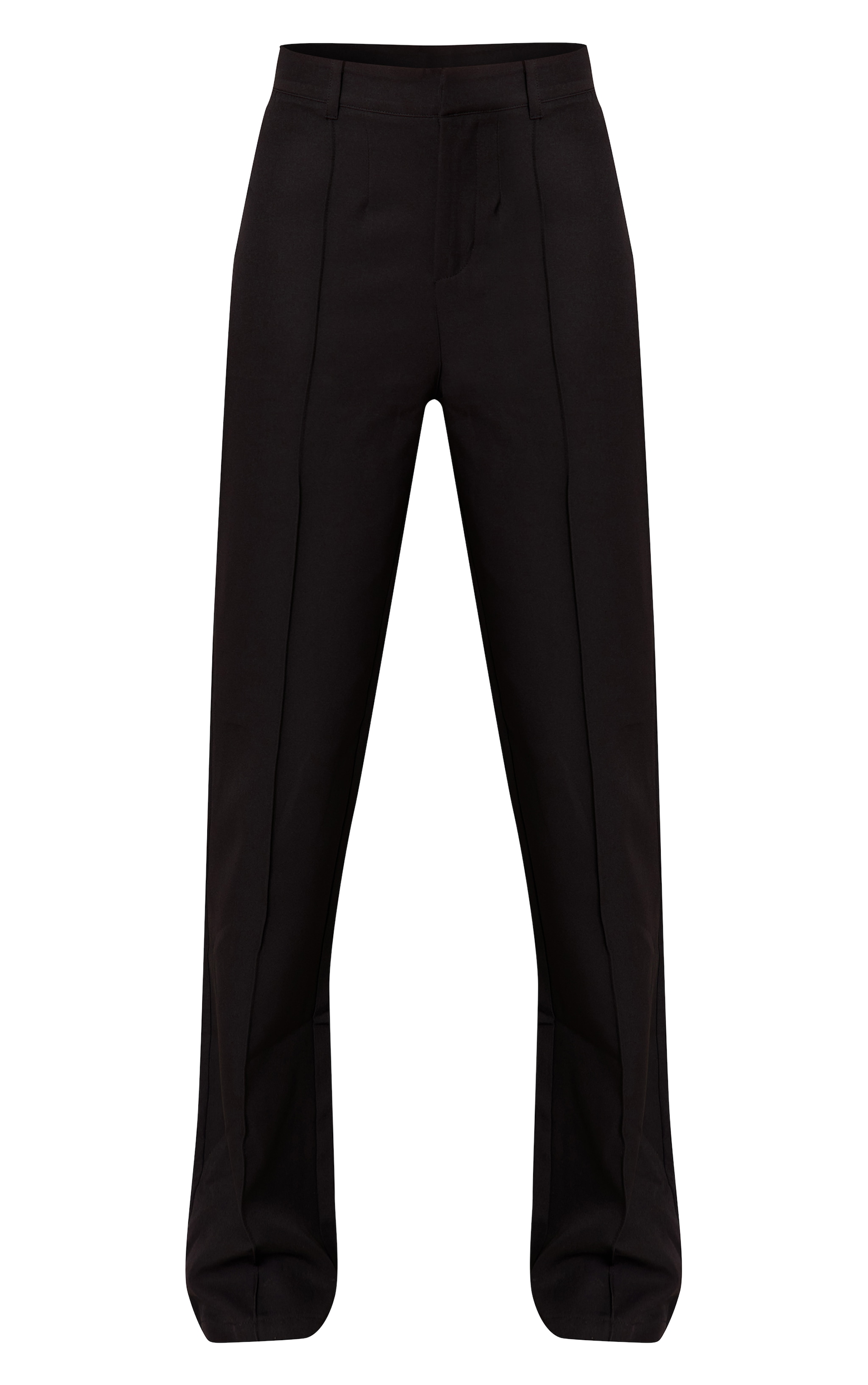 Black Wide Leg High Waist Pants image 5