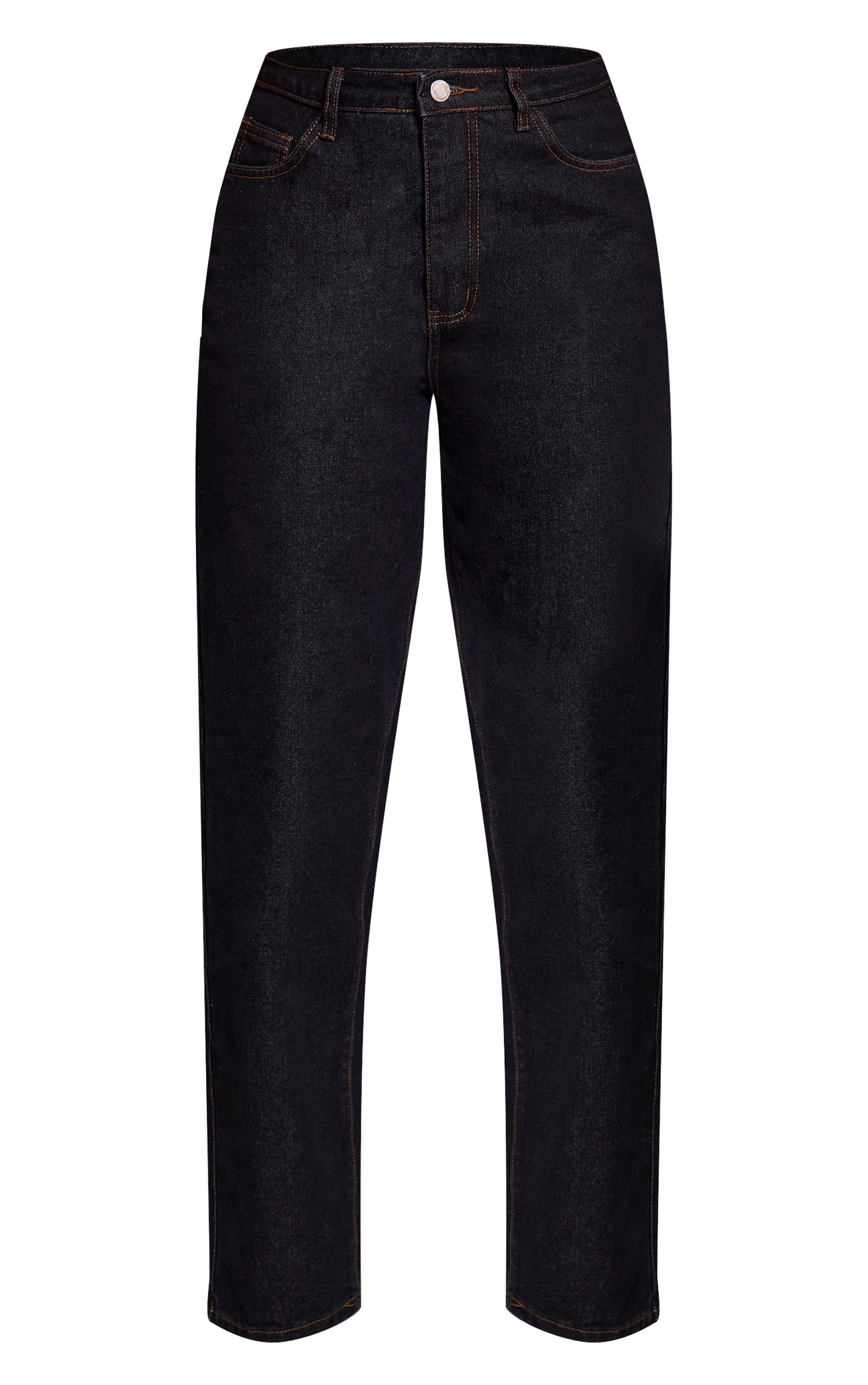 Tall Dark Indigo High Waist Mom Jeans image 5