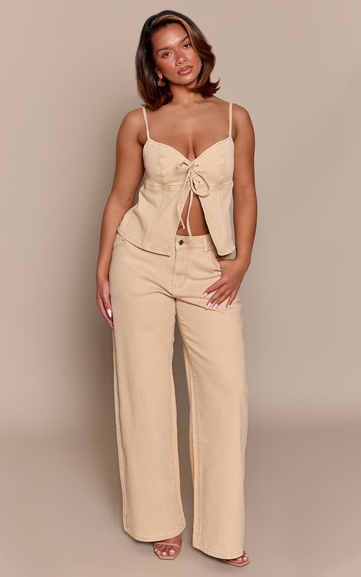 Shape Light Stone Straight Leg Jean