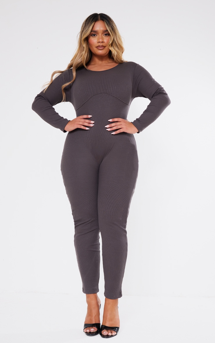 Zipper front long sleeve jumpsuit discount