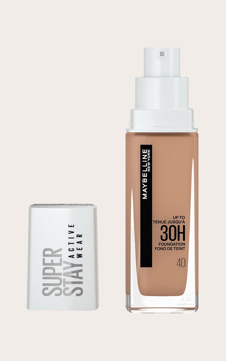 Maybelline Superstay Active Wear Full Coverage 30 Hour Long-lasting Liquid Foundation 40 Fawn image 1