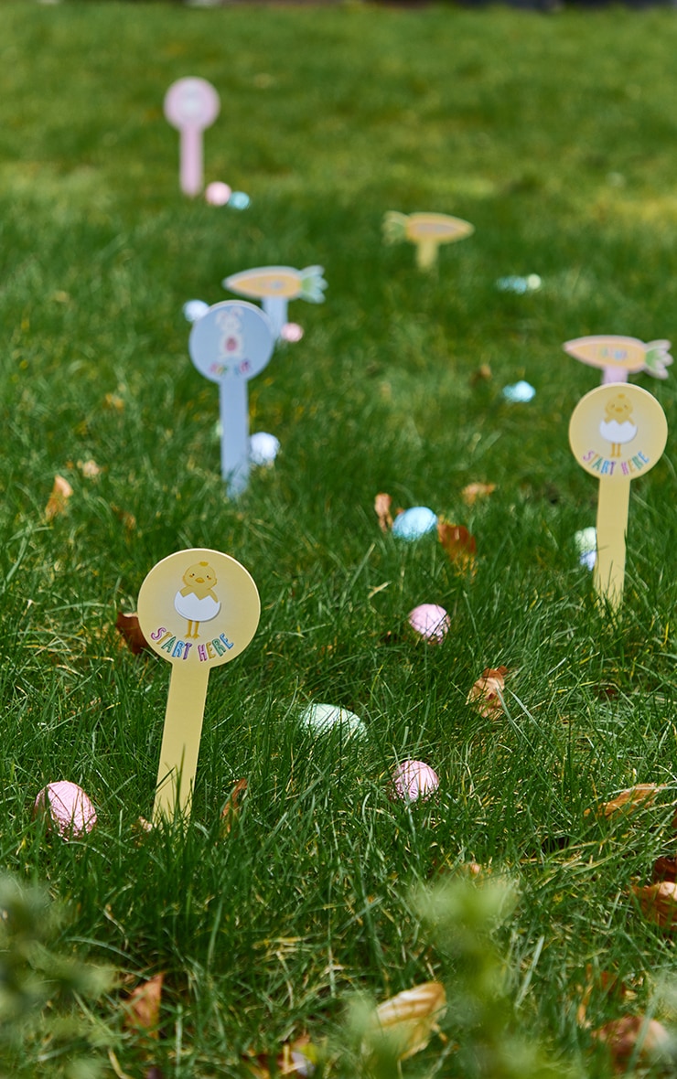Easter Egg Hunt Sign Kit Pack Of 6 PrettyLittleThing KSA