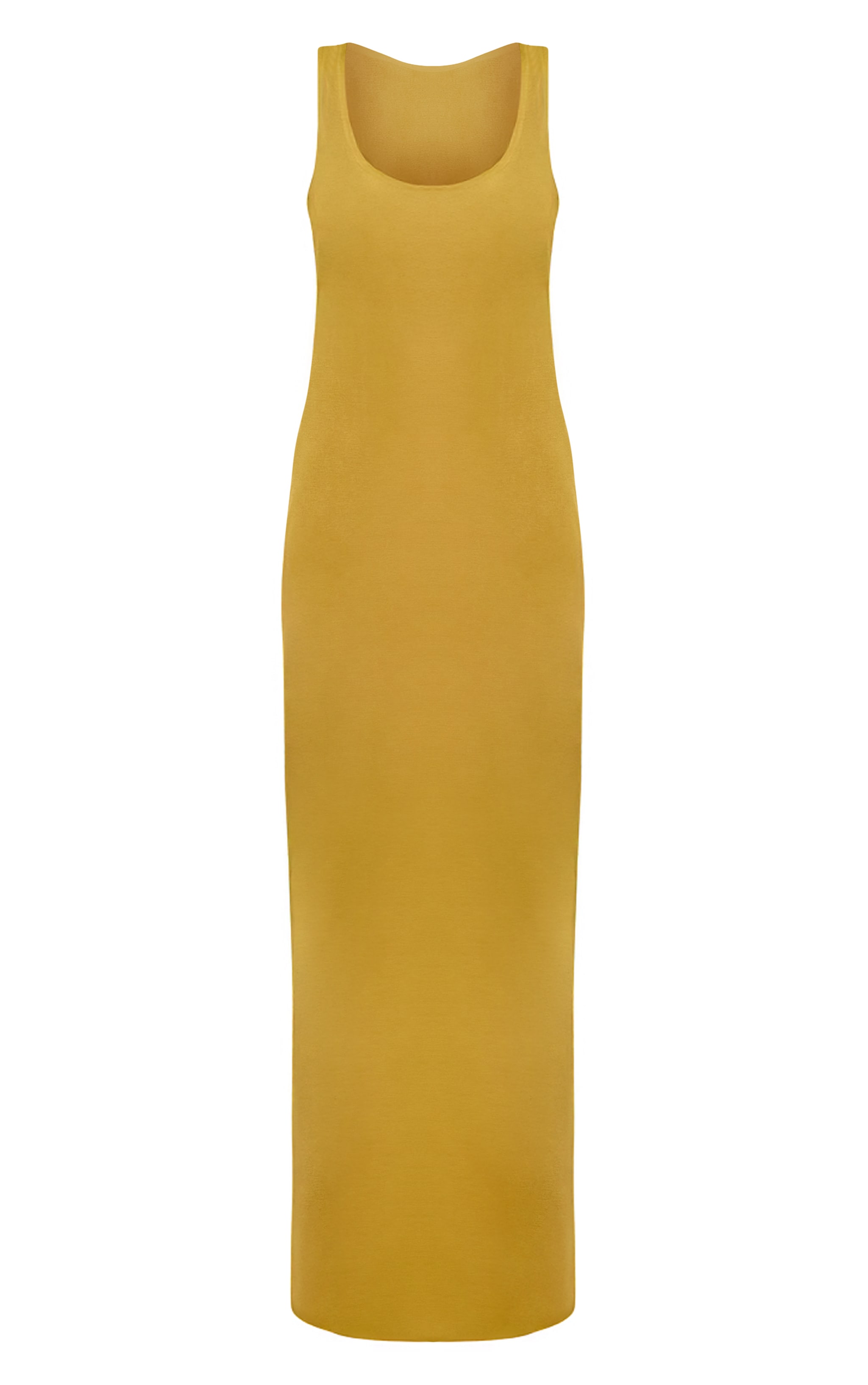 Petite Olive Chiffon Column Maxi Dress image 5