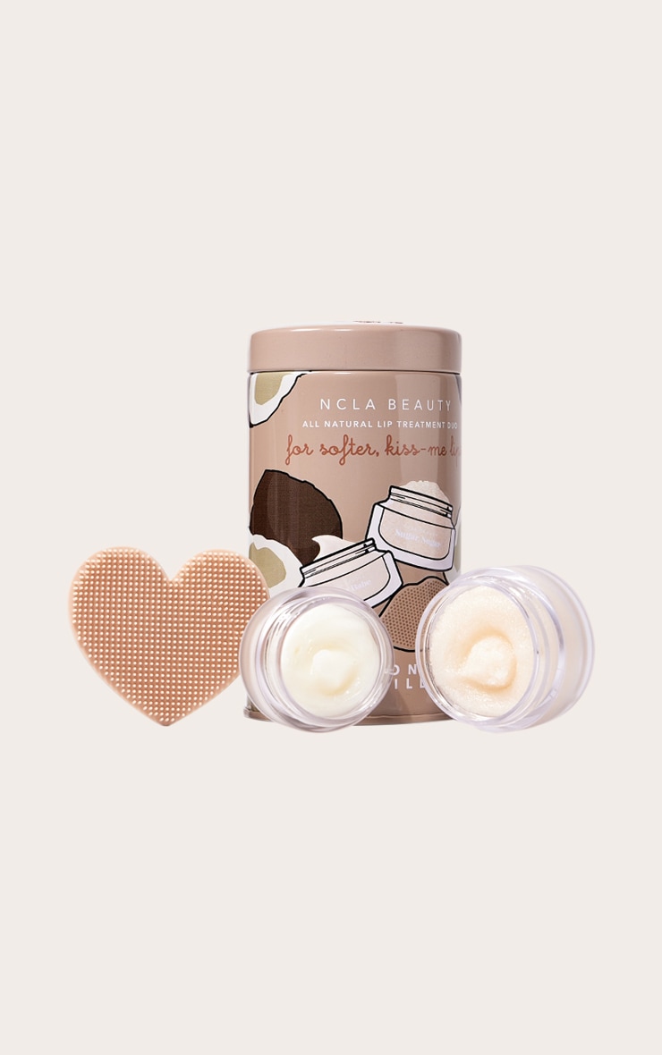 NCLA Coconut Vanilla Lip Care Set + Lip Scrubber (Worth £31) image 2