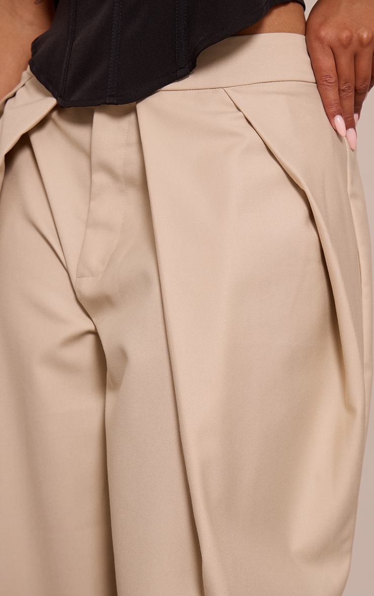 Shape STONE Fold Over Tailored Wide Leg Pants image 4