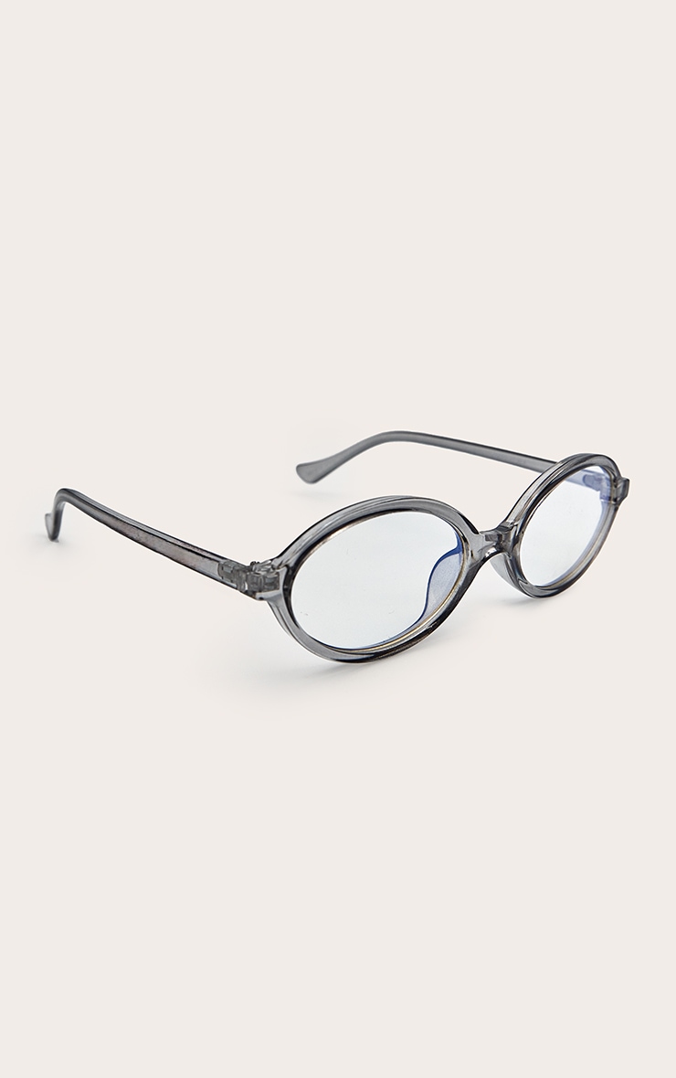 Grey Round Blue Light Readers image 2