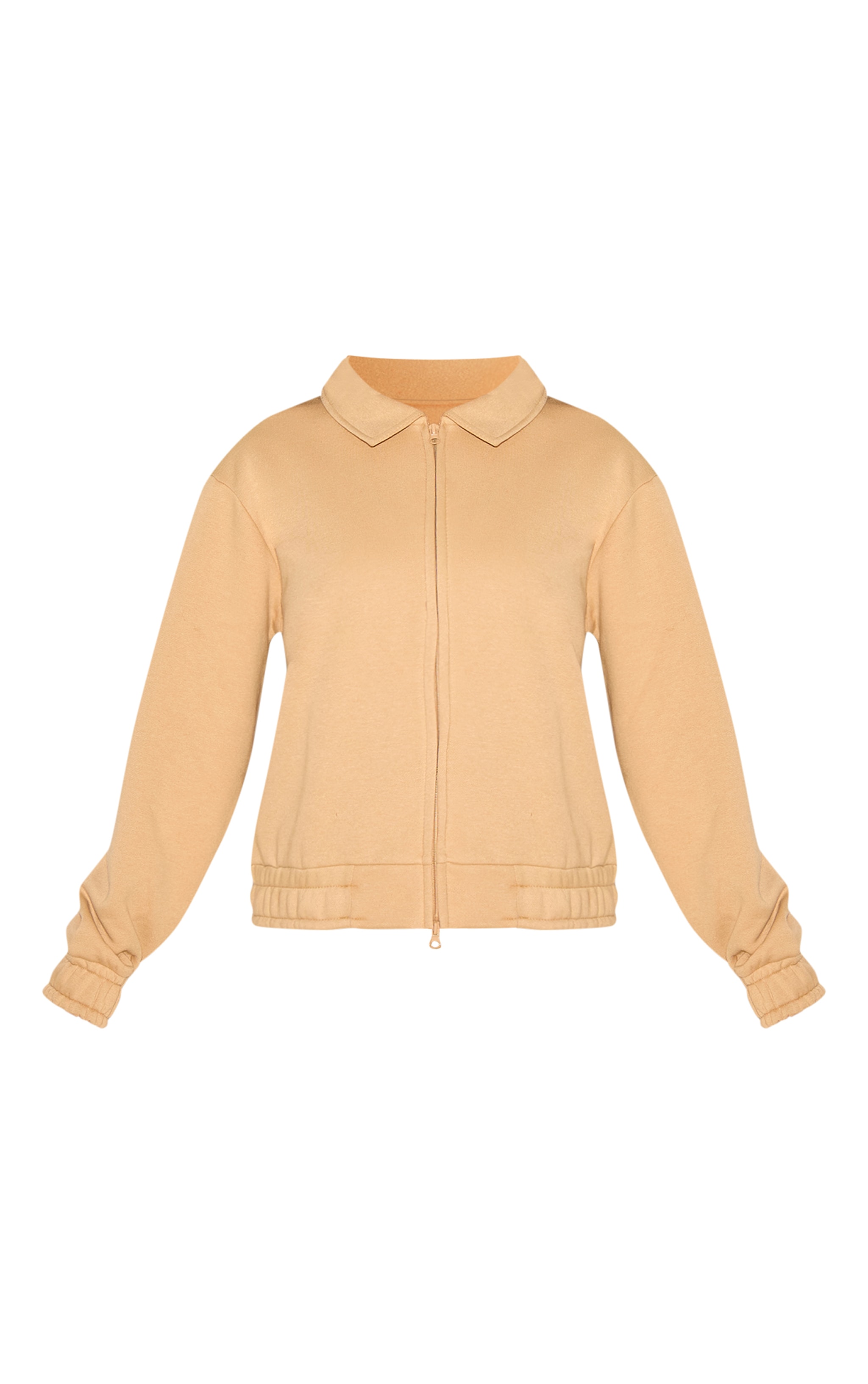 Stone Zip Through Collared Sweatshirt image 5