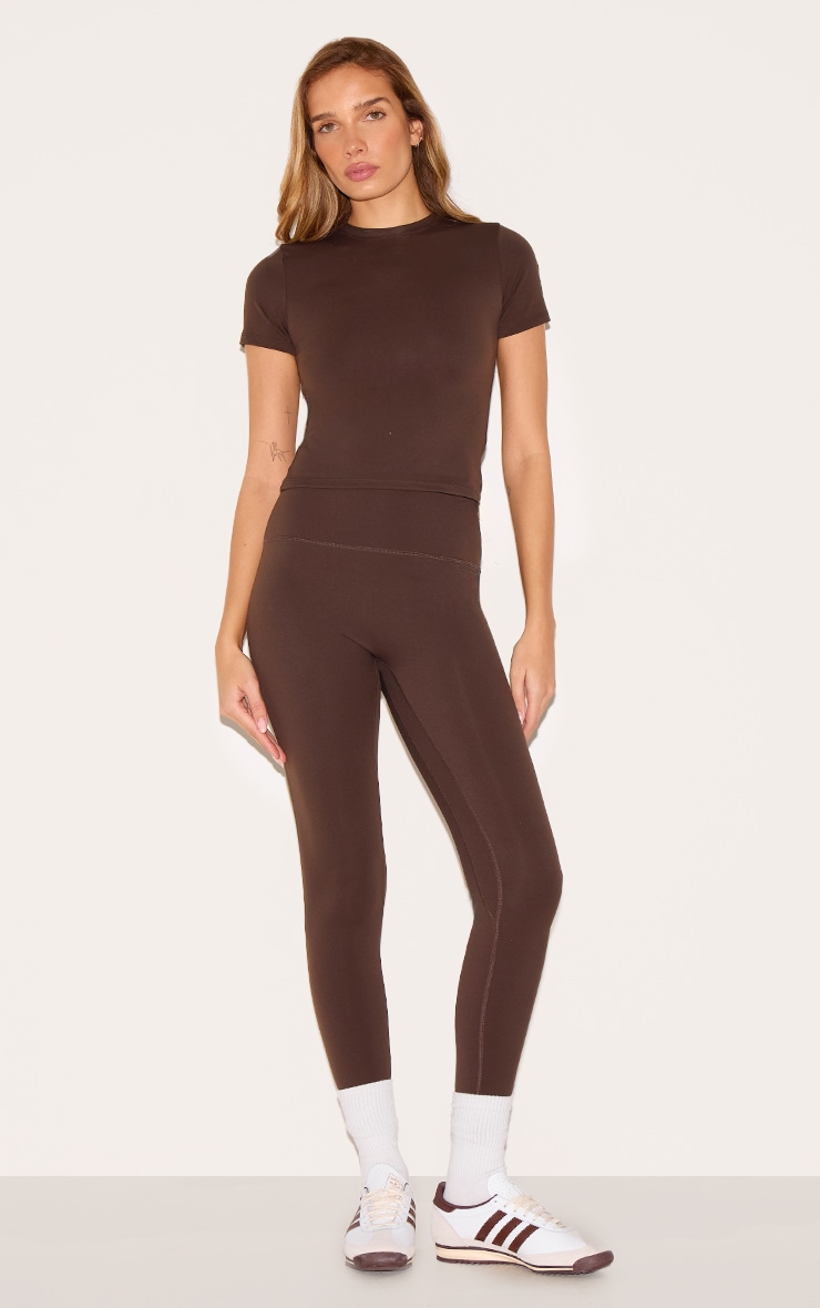 Espresso Sculpt High Waist Gym Leggings image 1