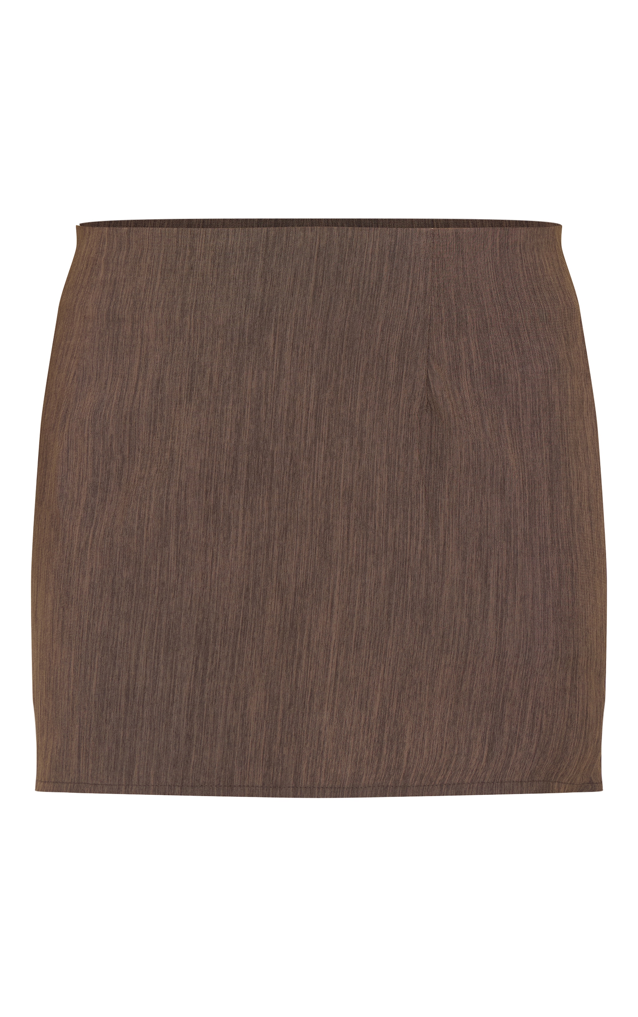 Mini-jupe de tailleur marron chocolat image 6