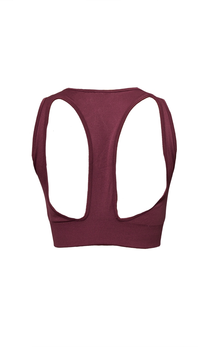 PLT SPORT Tall Plum Sports Bra image 5