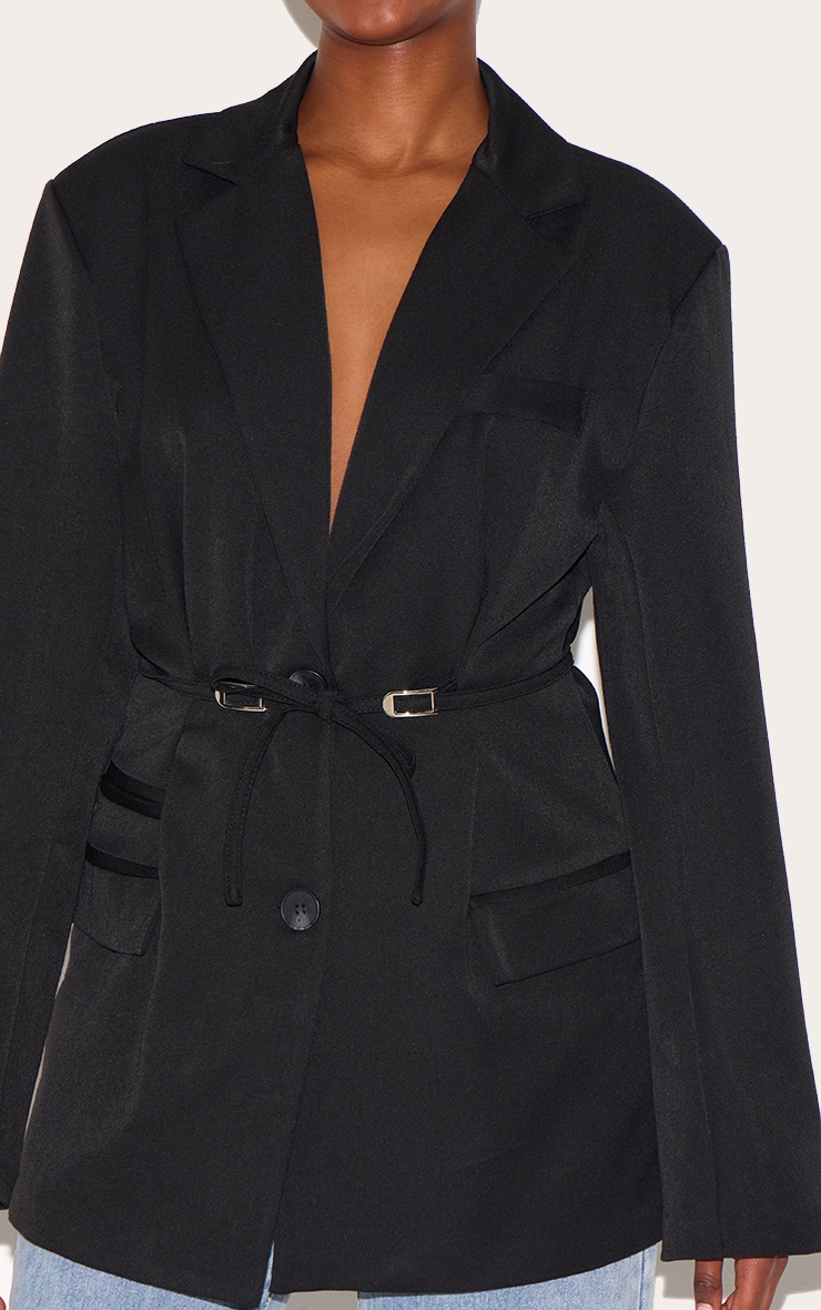 Black Belt Detail Blazer image 4