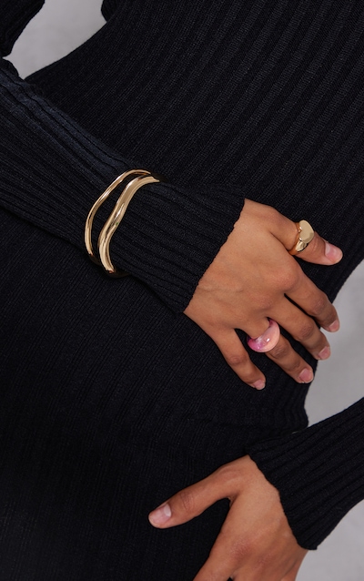 Gold Simple Multipack Bangles