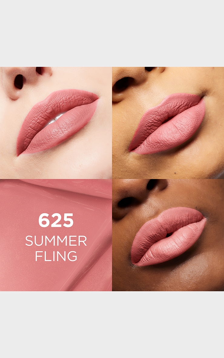 L'oreal Paris rouge à lèvres liquide Matte Resistance Nude Attitude Shade 625 - Summer Fling image 2