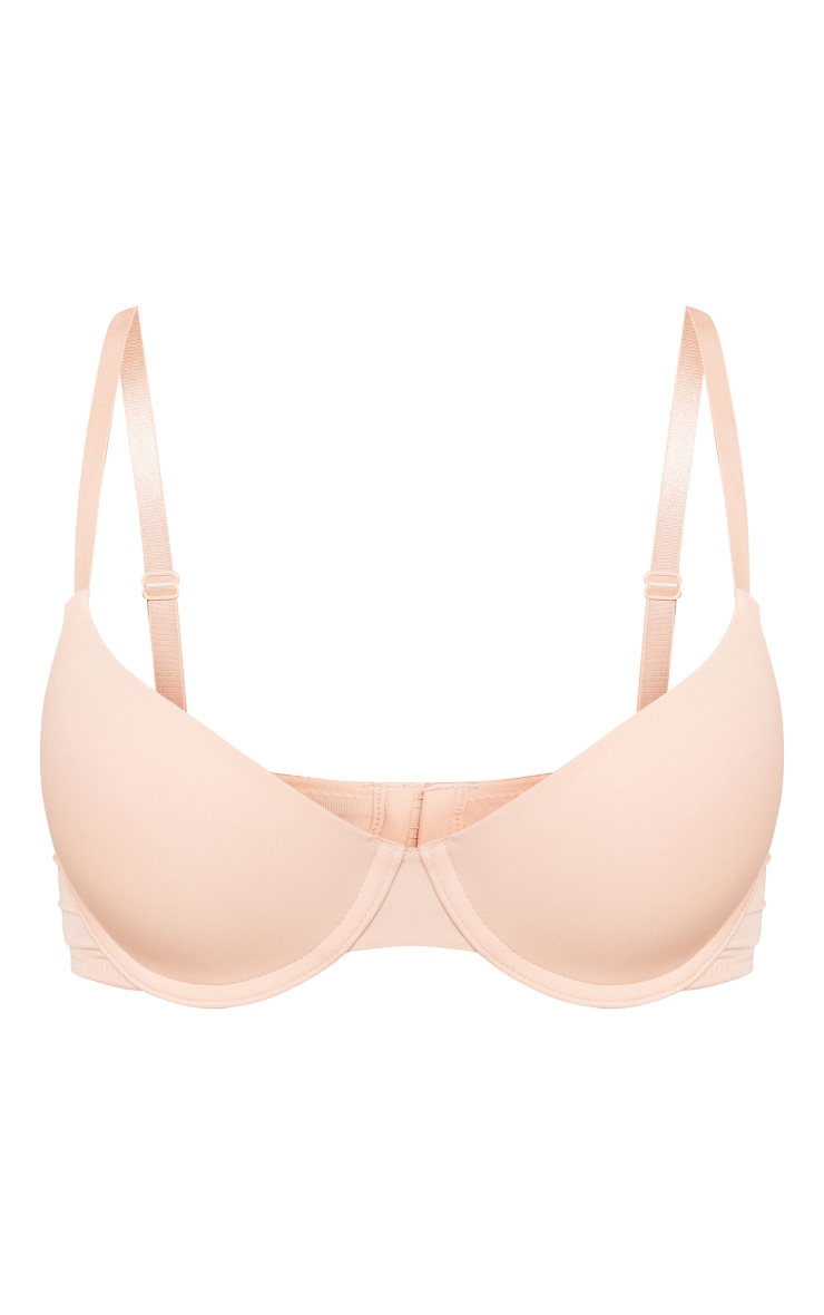Soutien-gorge sans armatures nude à bonnets en microfibre image 5