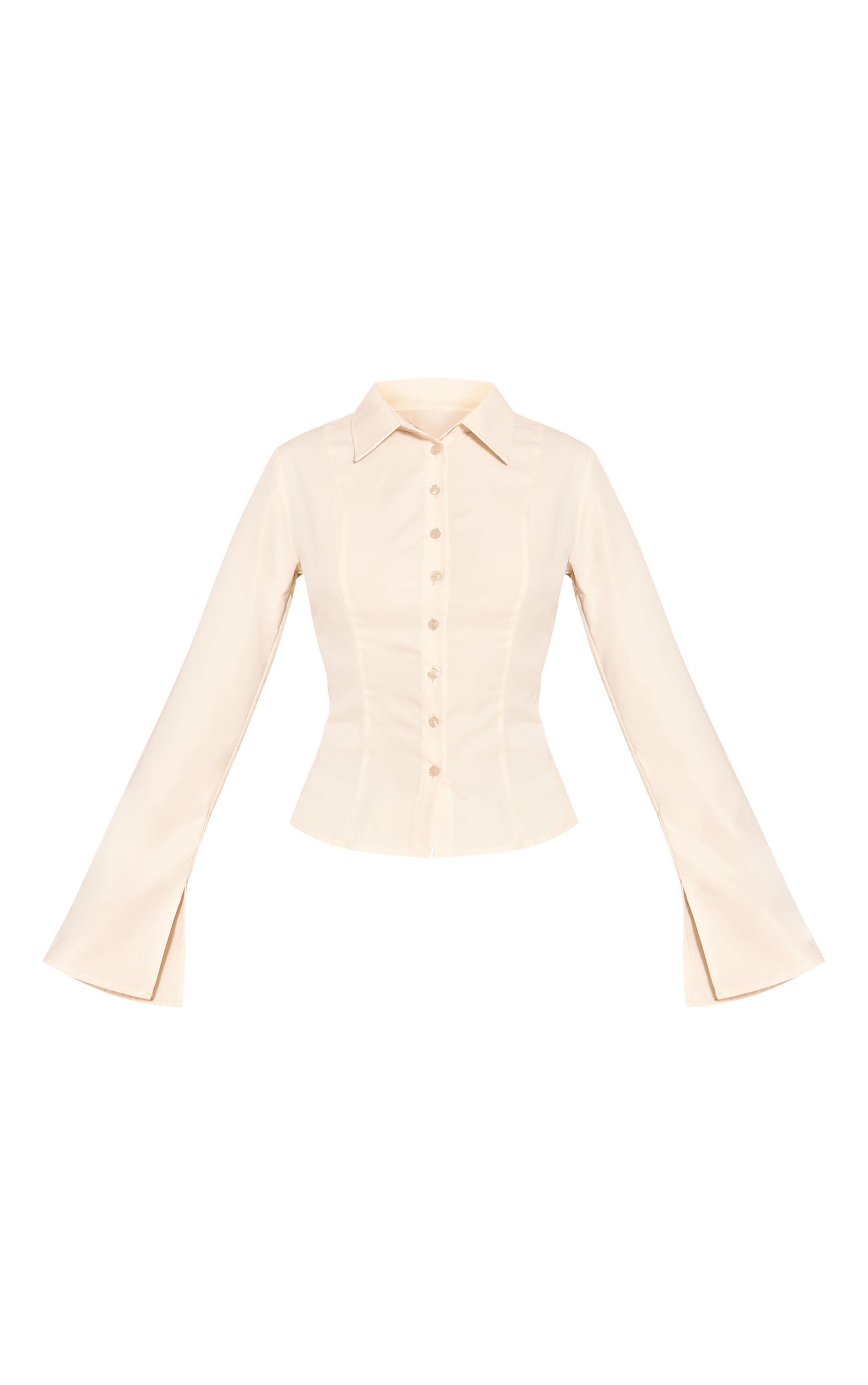 Buttermilk Seam Detail Fitted Shirt image 5