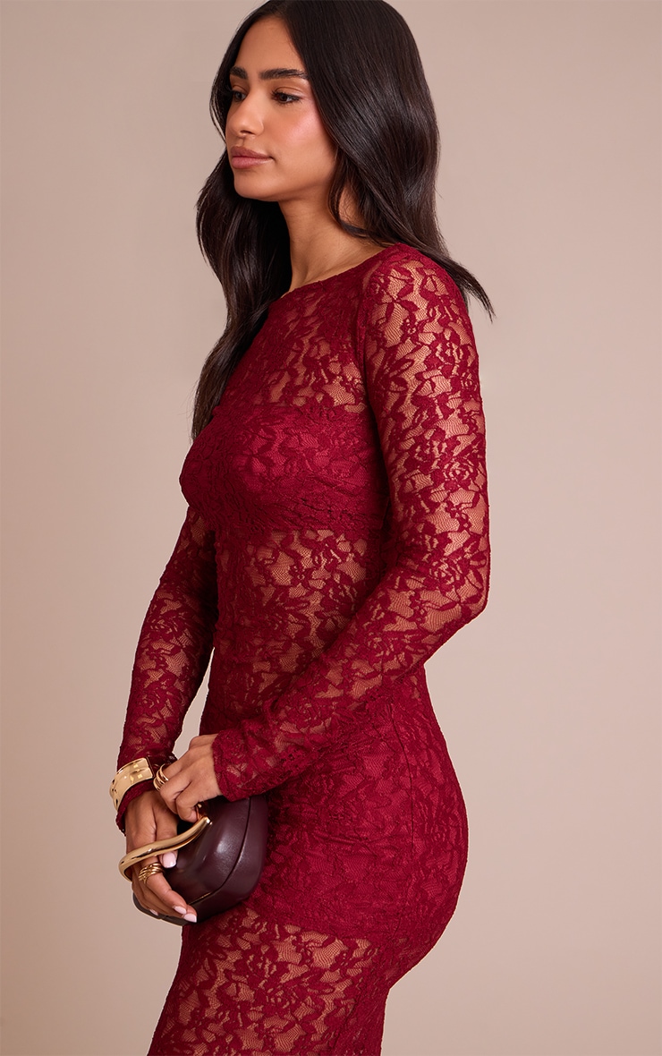 Cocktail Dresses Red Valentines Day Dress 170-6 Lace Dress With Neckline Red Numoco Women's Fashion Cocktail Dresses Red Valentines Day Dress 170-6 Lace Dress With Neckline Red Numoco Women's Fashion
