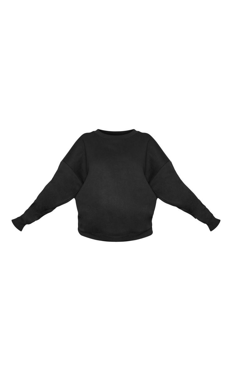 Maternity Black Ultimate Basic Sweatshirt image 5