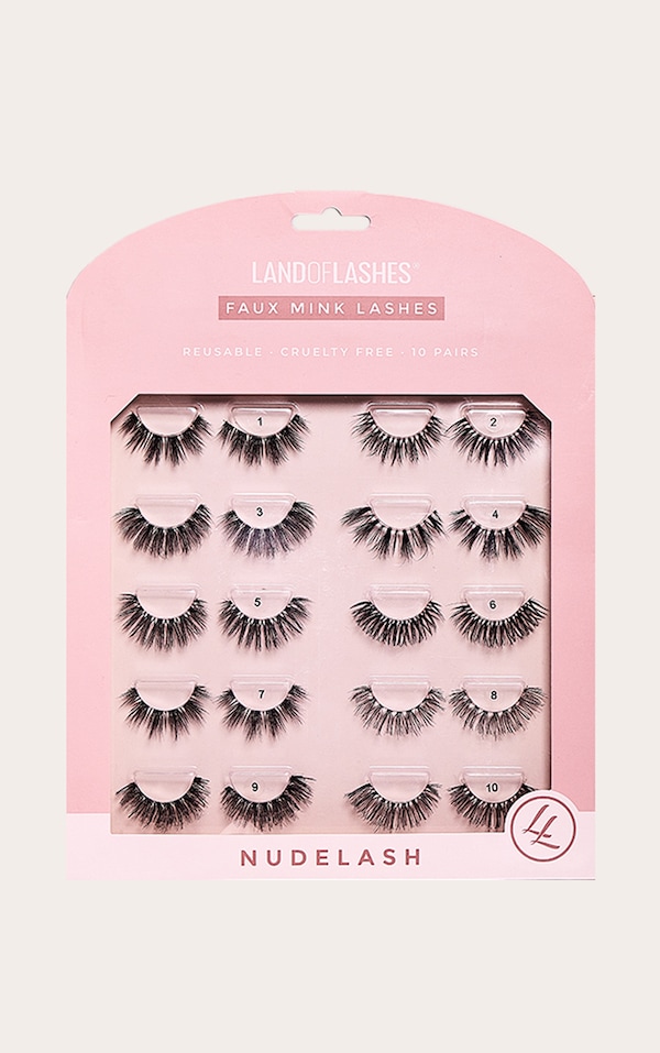 Land of Lashes Nudelash Collection 10x Lash Gift Set