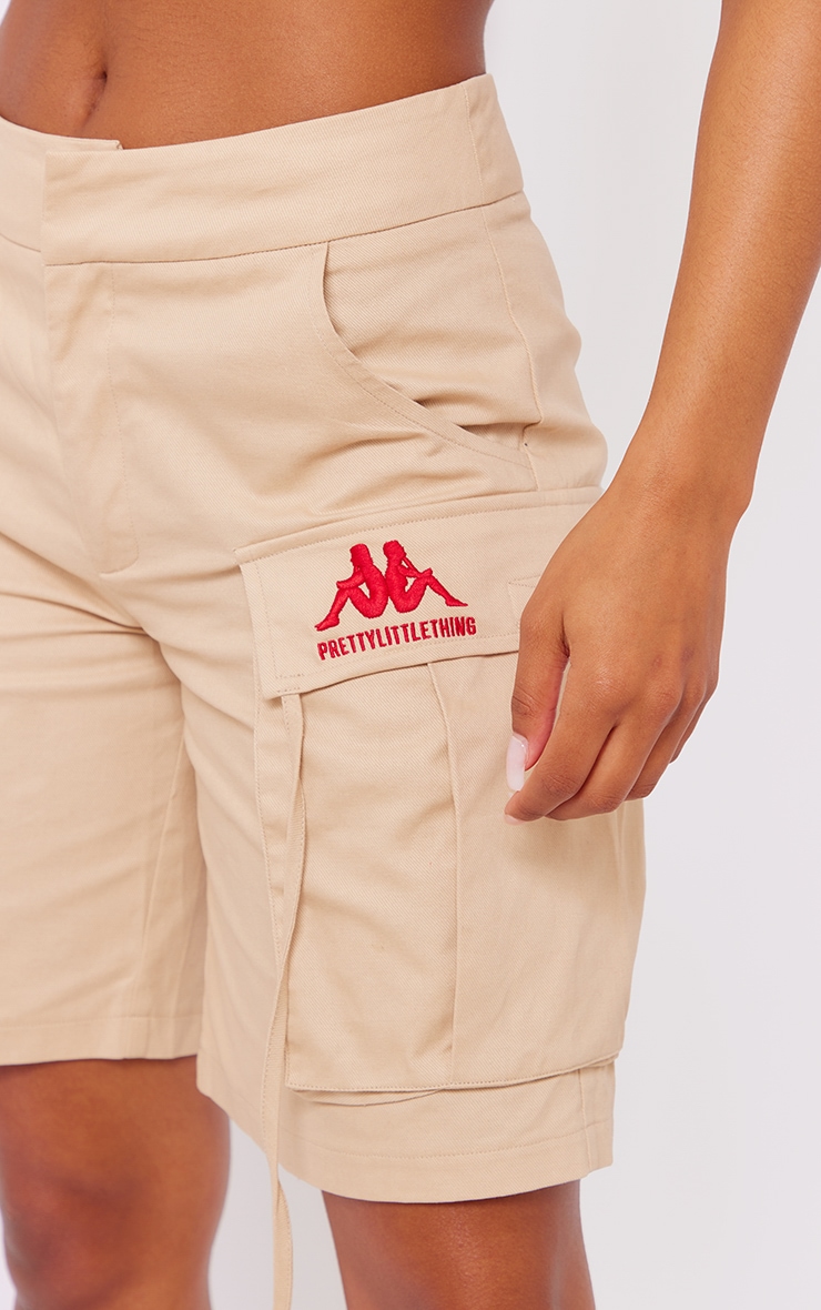 Kappa Stone Embroidered Logo Cargo Shorts image 5