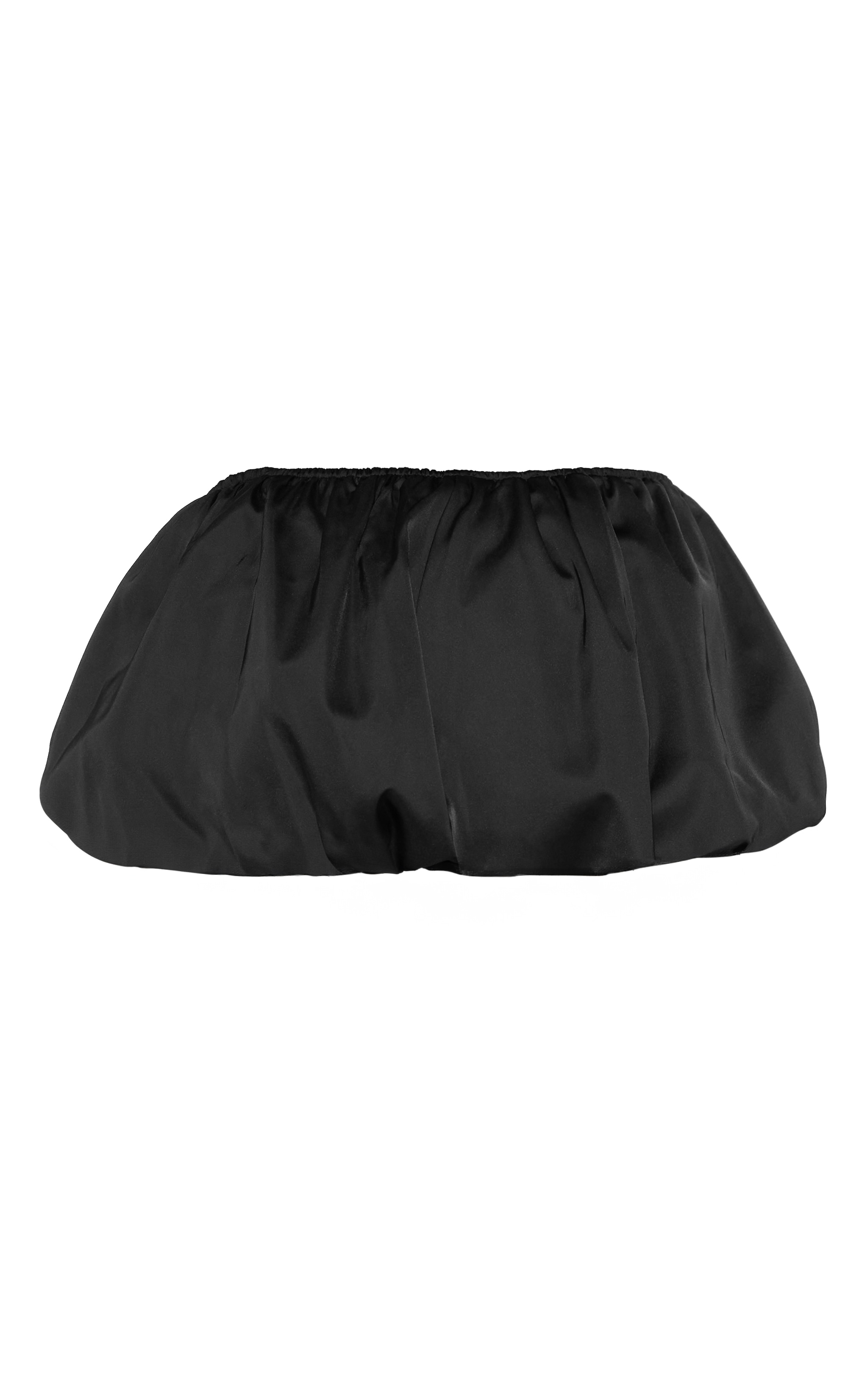 Black Mini Puffball Shorts image 6