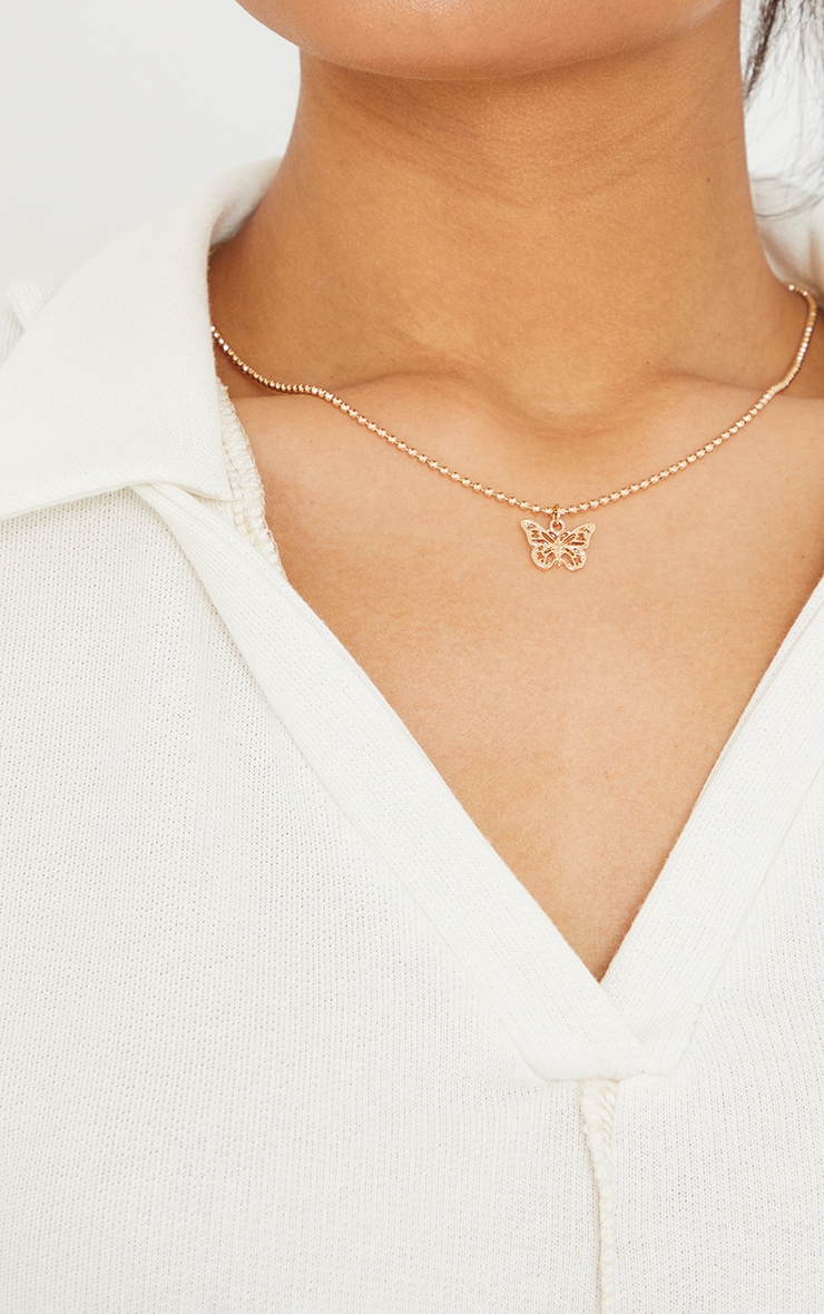 Dainty Mini Butterfly Necklace