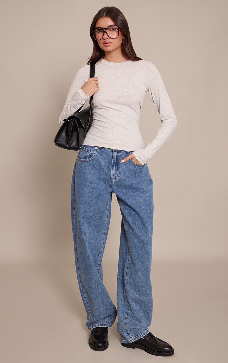 Jean boyfriend vintage échancré dans le dos