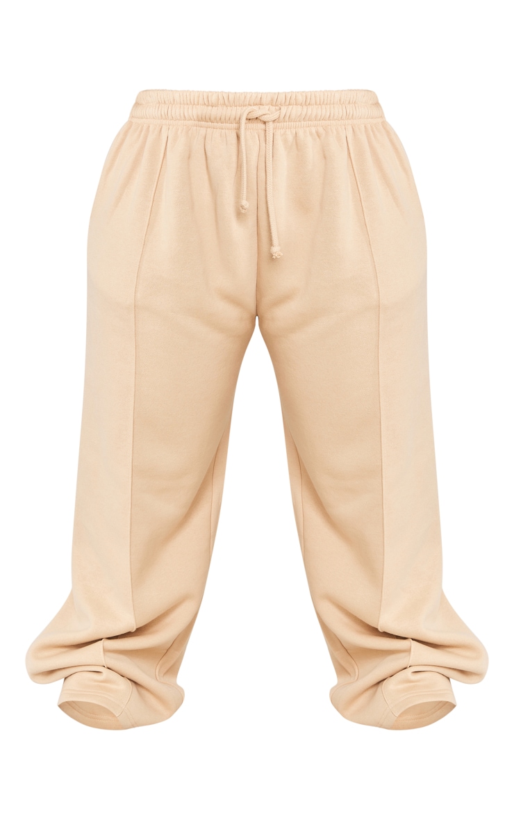 Plus Pebble Pintuck Drawstring Straight Leg Sweatpants image 5