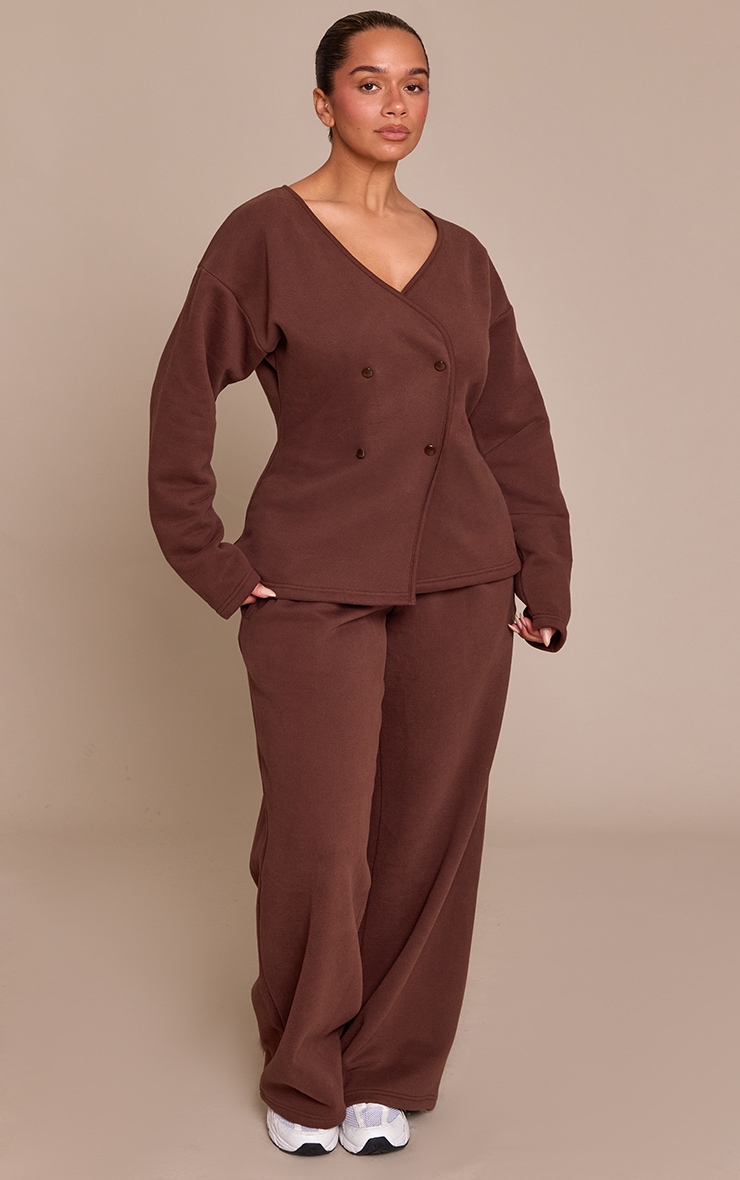 Shape Chocolate Wide Leg Joggers