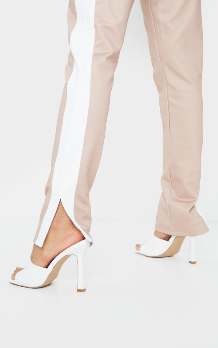 square white heels