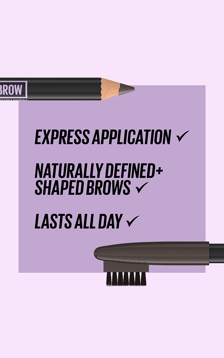 Maybelline Express Brow Shaping Pencil Natural Definition 04 Deep Brown image 7