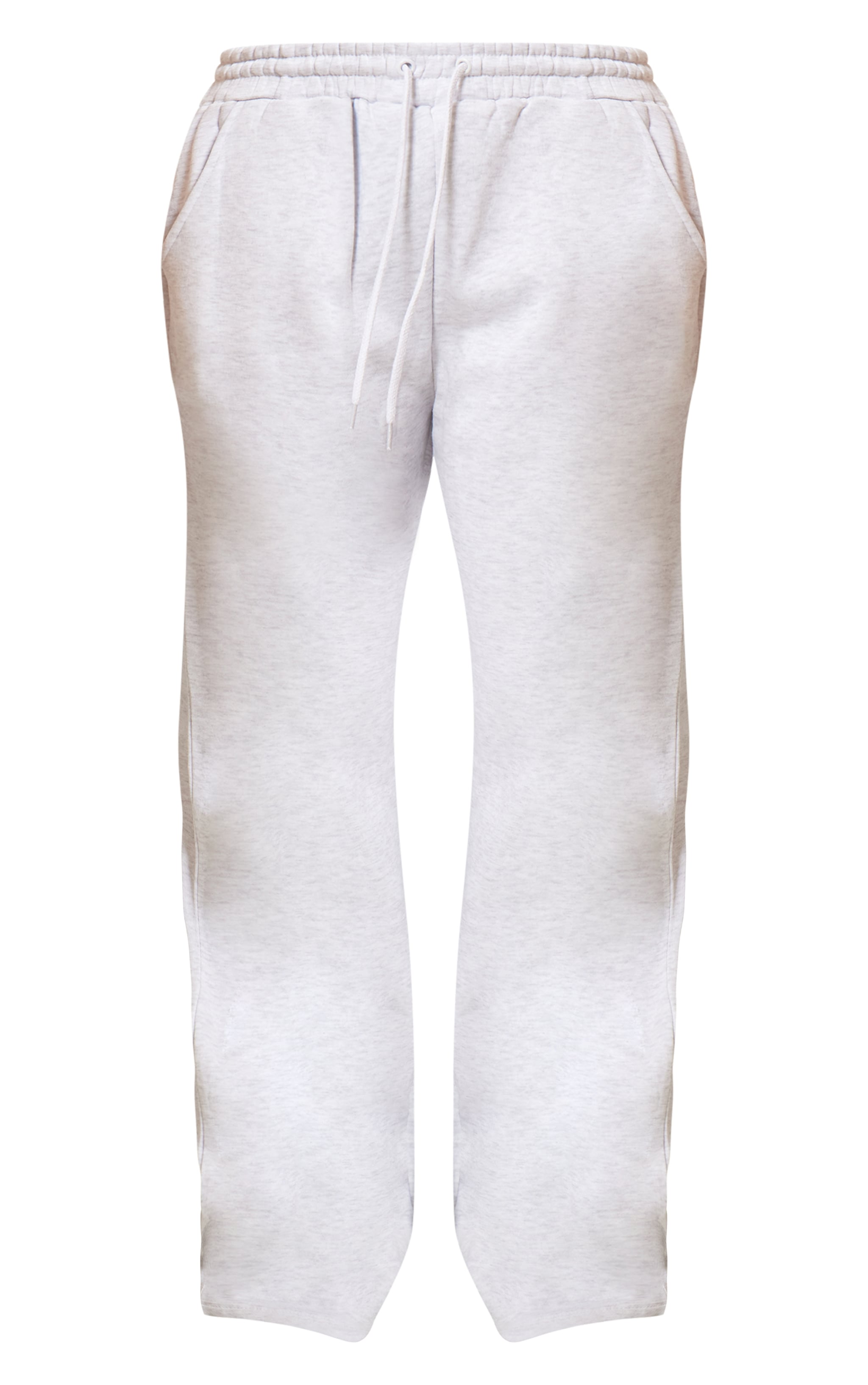 Grey Oversized Drawstring Wide Leg Track Pant image 5