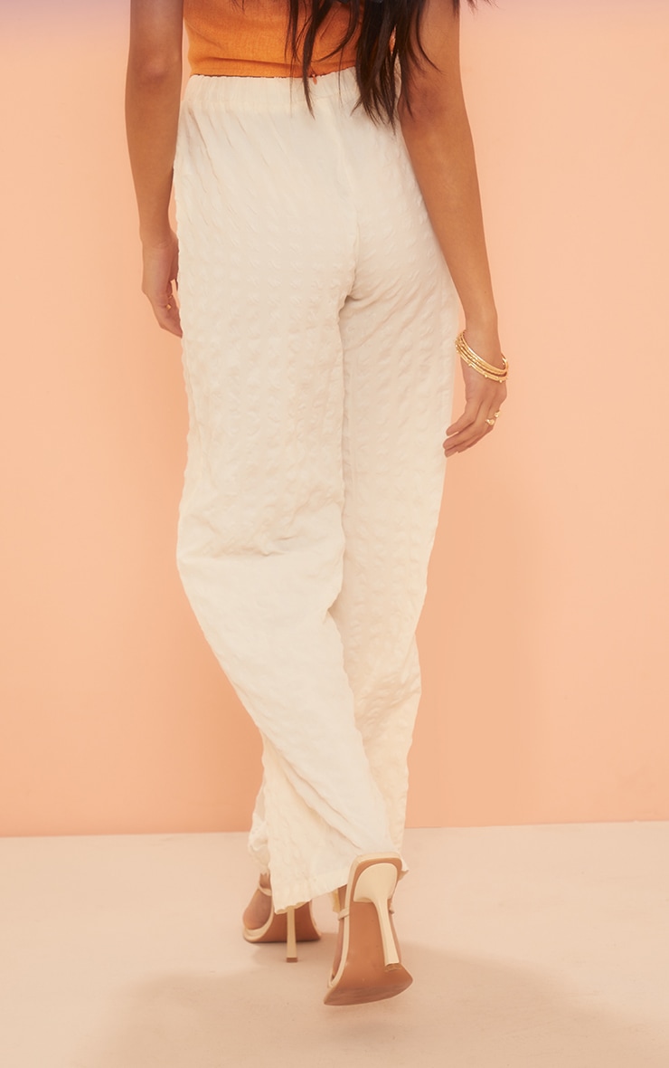 [LOW CLASSIC] / ☆ 24SS JELLYFISH PANTS / CREAM Cream Soft Touch Low Rise Wide Leg Trousers | Bottoms