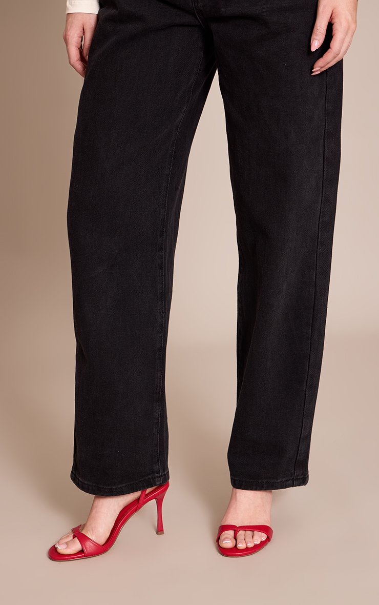 Red PU Toe Post Heeled Sandal image 1
