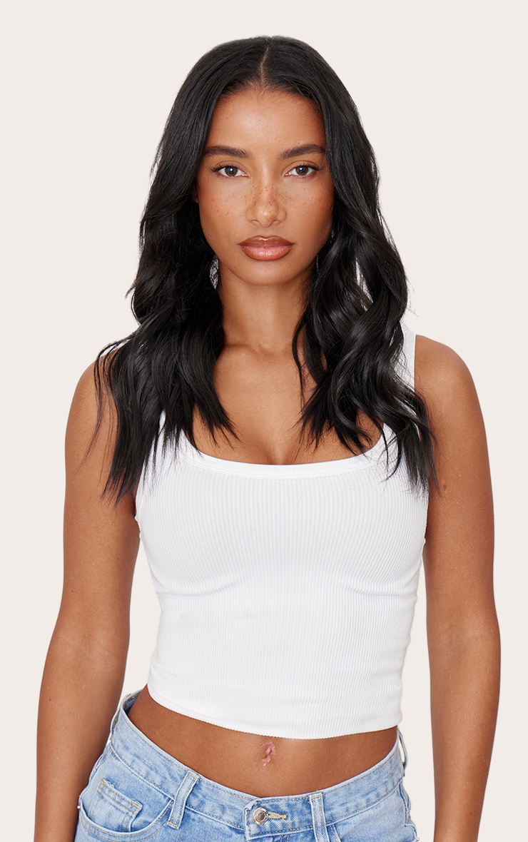Lullabellz 18" Hidden Halo Brushed Out Wave Extensions - Raven image 4