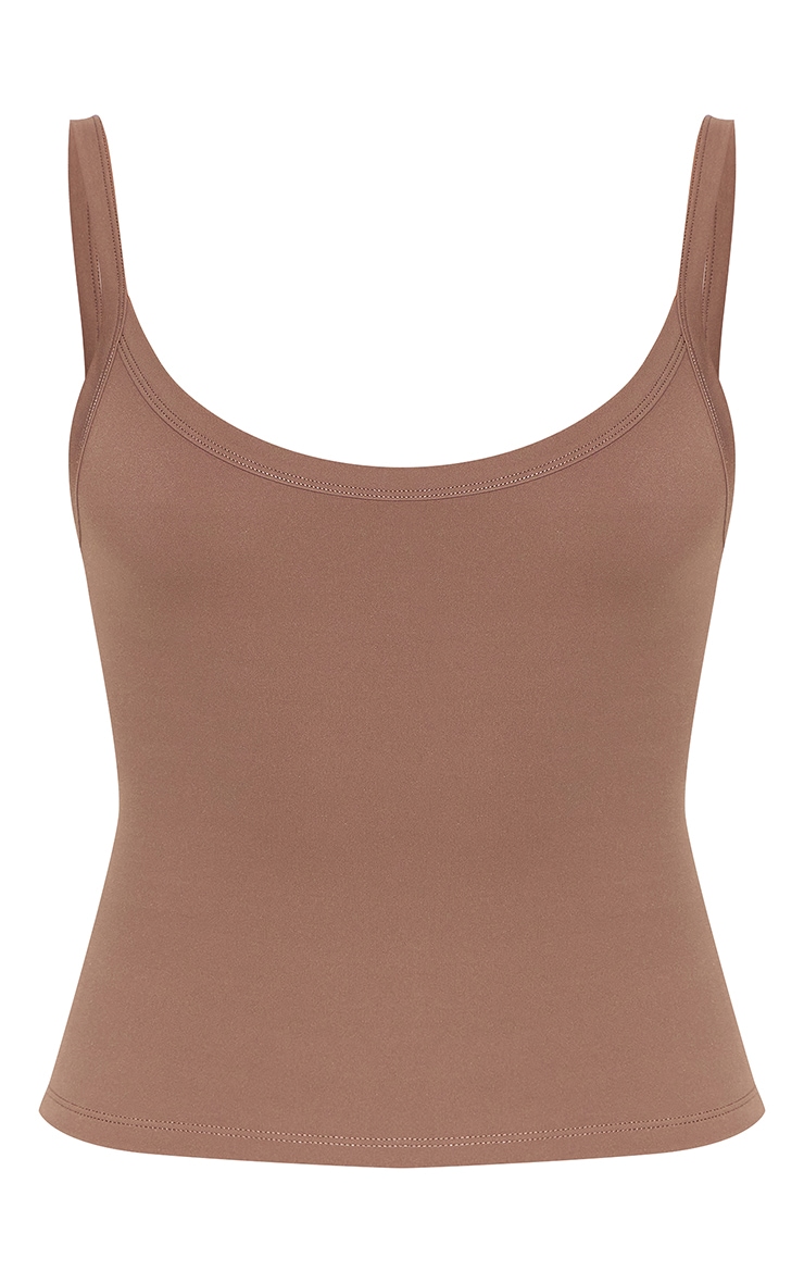 Petite Mushroom Sculpt Gym Strappy Vest image 5
