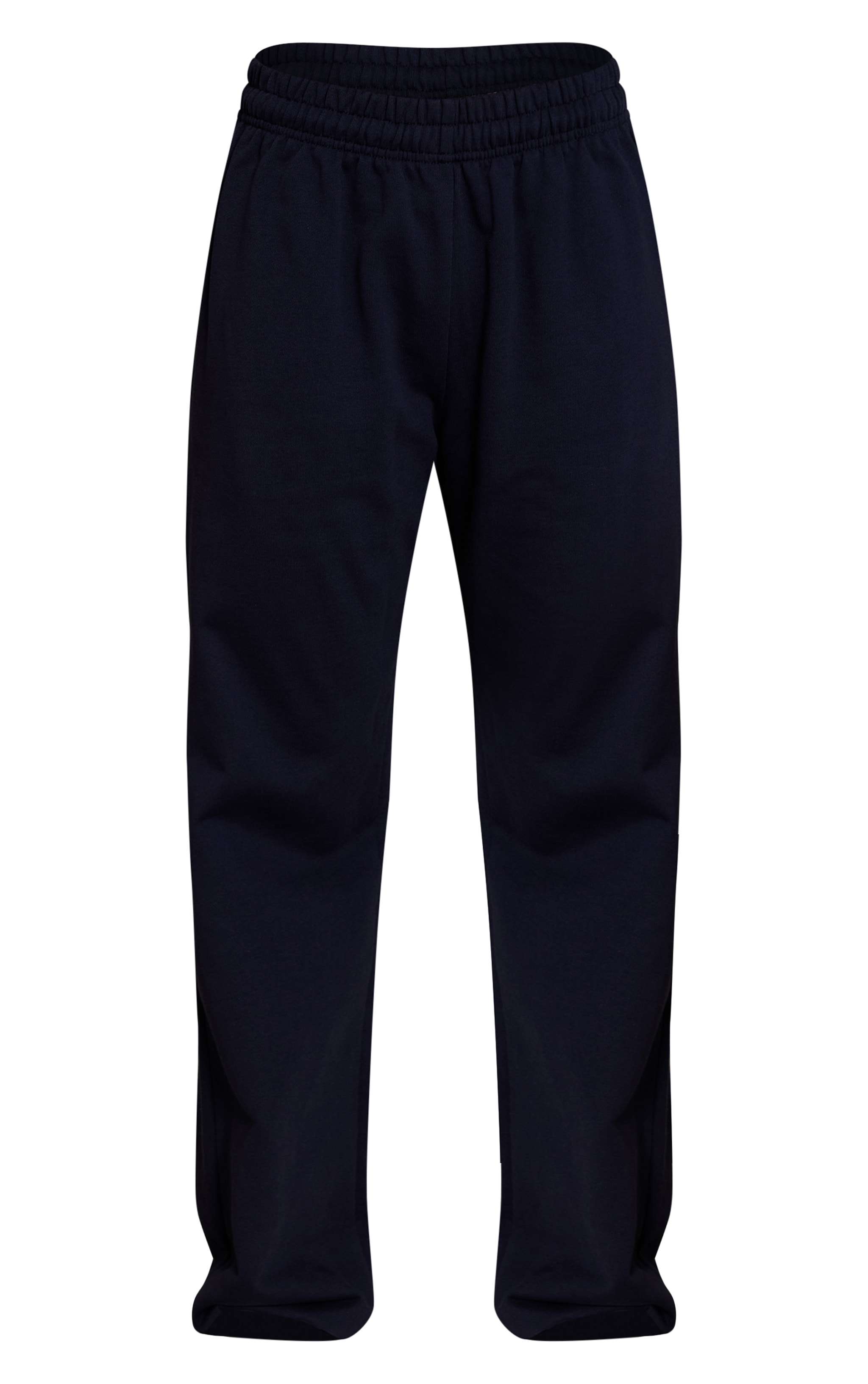 Navy 440 GSM Heavyweight Cotton Loopback Cuffed Track Pants  image 5