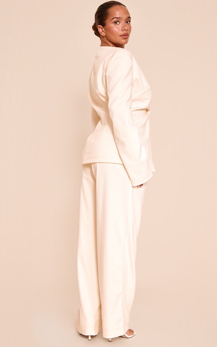 Shape Butter Cream Tailored High Waisted Straight Leg Pants'  image 3